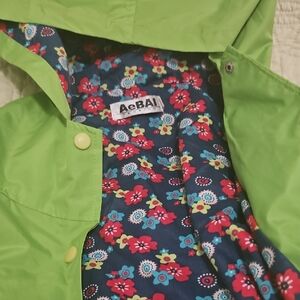 AeBall Green Floral Lined Jacket